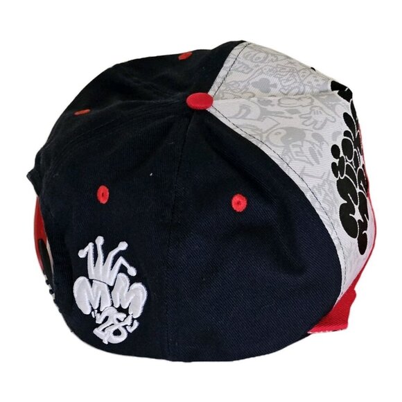 Disney Parks Snapback Hat Adult Unisex Baseball Cap Mickey Mouse OS Cotton Boho - Picture 4 of 16